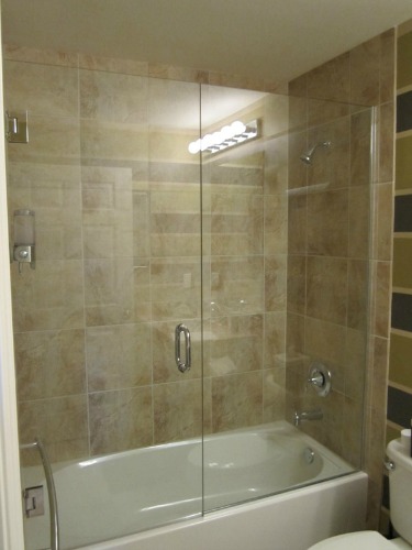 Sliding glass shower doors