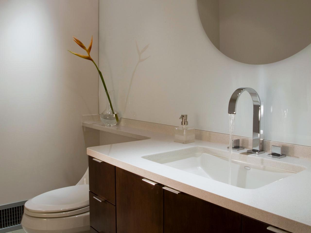 How to clean a Corian sink.